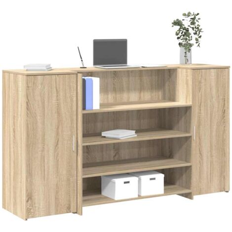 Banco Reception Rovere Sonoma 180x50x103,5 cm Legno Multistrato 163974