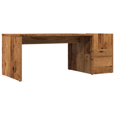 vidaXL Tavolino da Salotto Legno Antico 90x45x35 cm in Truciolato