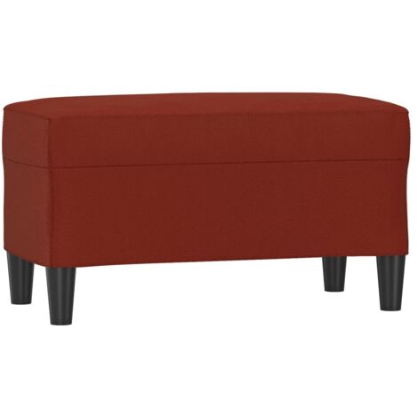 vidaXL Panca Rosso Vino 70x35x41 cm in Similpelle
