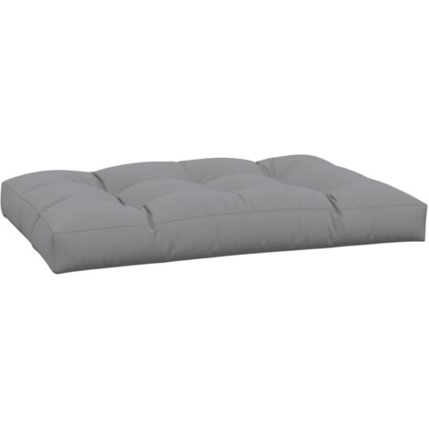 vidaXL Cuscino per Pallet Grigio 120x80x12 cm in Tessuto