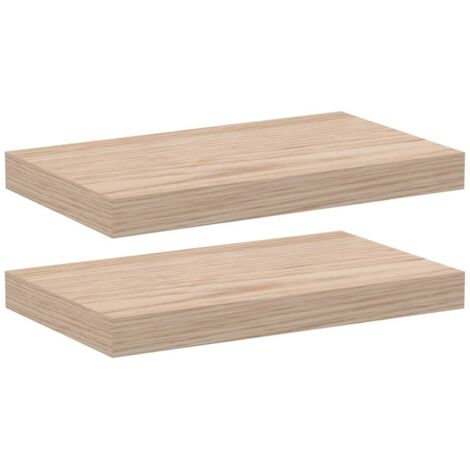 vidaXL Mensole Pensili 2 pz 40x23,5x4 cm in Truciolato