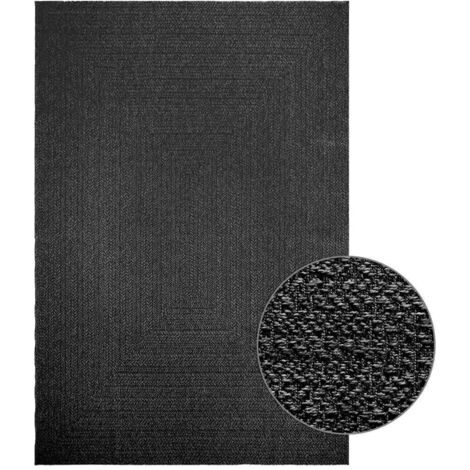 vidaXL Tappeto ZIZUR Antracite 200x290 cm Aspetto Iuta Interni Esterni