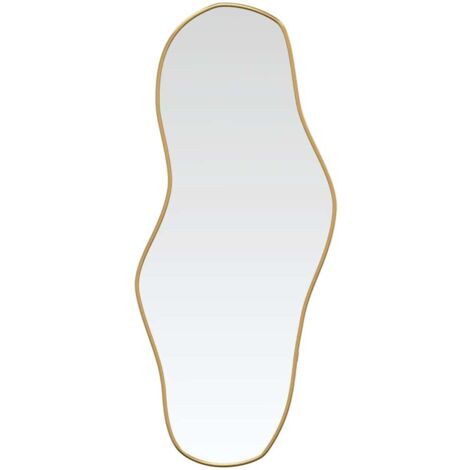 Specchio da Parete Dorato 90x40 cm vidaXL