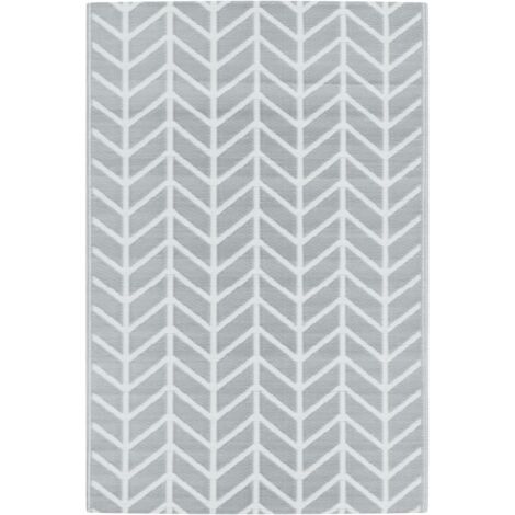 vidaXL Tappeto da Esterni ARAKIL Grigio 120x180 cm in PP