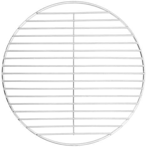 vidaXL Griglia per Barbecue Rotonda Ø34,5 cm Acciaio Inossidabile 304
