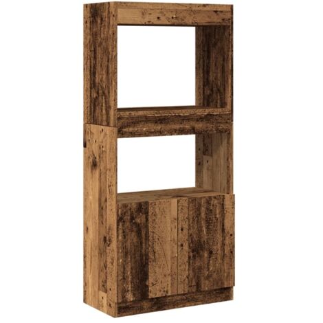 vidaXL Credenza Legno Antico 63x33x140 cm in Truciolato (1/5)