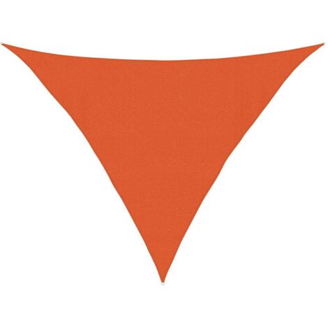vidaXL Vela Parasole 160 g/m² Arancione 4x4x5,8 m in HDPE