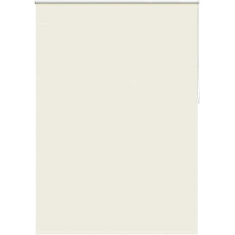 vidaXL Tenda a Rullo Oscurante 160 x 230 cm Bianco Avorio