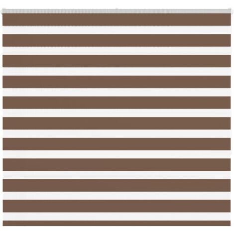 vidaXL Tenda a Rullo Zebra Larghezza Tessuto 155,9 cm Poliestere