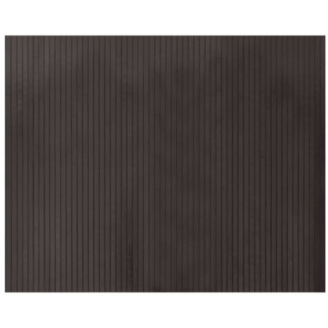 vidaXL Tappeto Rettangolare Marrone Scuro 80x100 cm in Bambù
