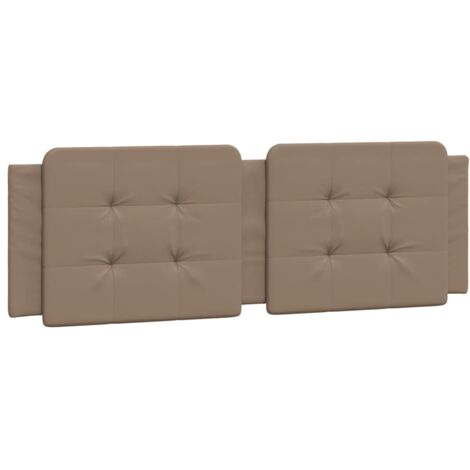 vidaXL Cuscino Testiera Zadar Cappuccino 160 cm in Similpelle