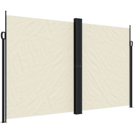 vidaXL Tenda da Sole Laterale Retrattile Crema 200x1200 cm