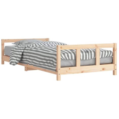vidaXL Giroletto per Bambini 90x200 cm in Legno Massello di Pino