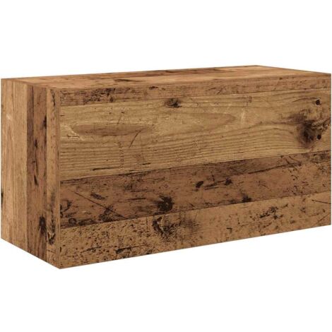 vidaXL Mobile da Bagno Legno Antico 60x25x30 cm in Legno Multistrato