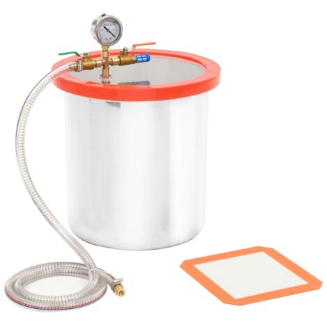 vidaXL Camera a Vuoto in Acciaio Inossidabile 18,9 L