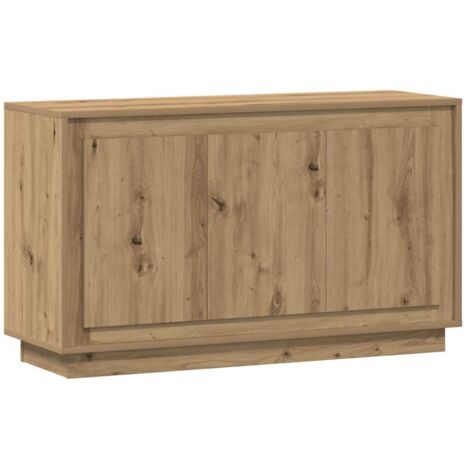 vidaXL Credenza Artisan Rovere 102x35x55 cm Legno ingegnerizzato