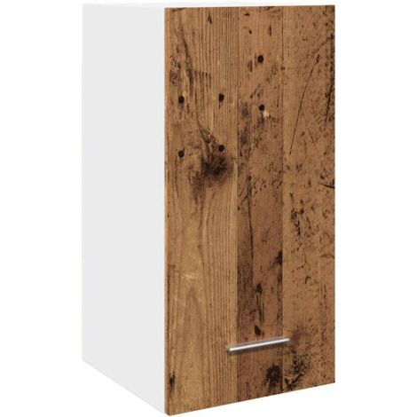 vidaXL Mobile Pensile Legno Antico 30x31x60 cm in Legno Multistrato