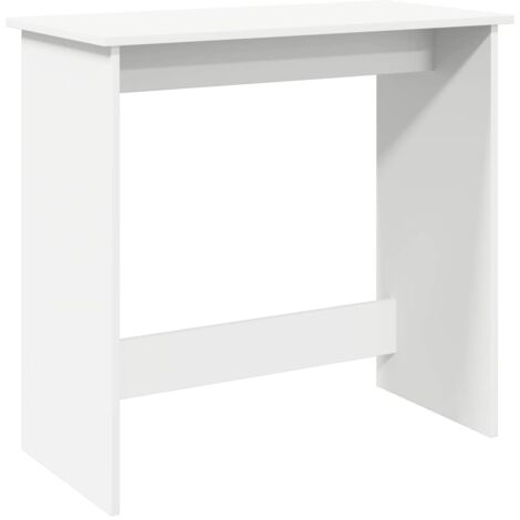 vidaXL Scrivania Bianca 80x40x75 cm in Legno Multistrato (1/5)