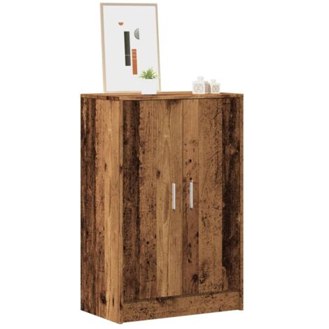 vidaXL Scarpiera Legno Antico 60x35x92 cm in Legno Multistrato