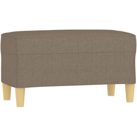 vidaXL Panca tortora 70x35x41 cm in Tessuto