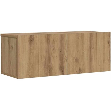 vidaXL Mobile TV a Parete Rovere Artigianale 80x30x30 cm in Truciolato