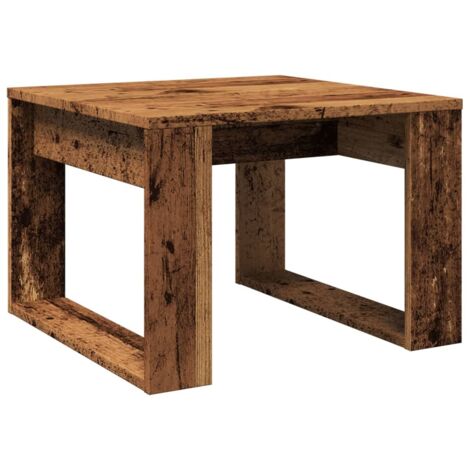 vidaXL Tavolino Legno Antico 50x50x35 cm in Truciolato
