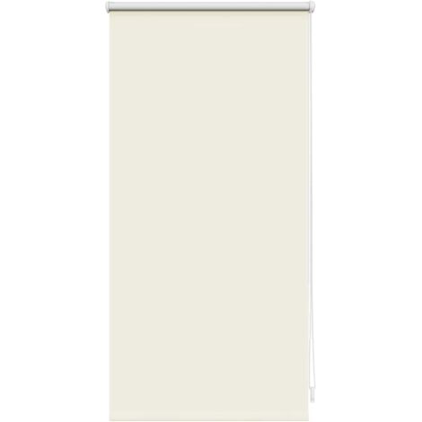 vidaXL Tenda a Rullo Oscurante 40 x 100 cm Bianco Avorio