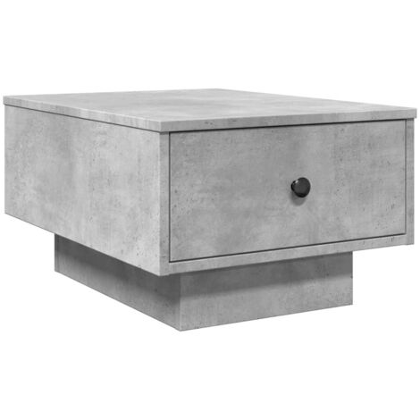 vidaXL Tavolino da Salotto Grigio Cemento 60x45x31cm Legno Multistrato