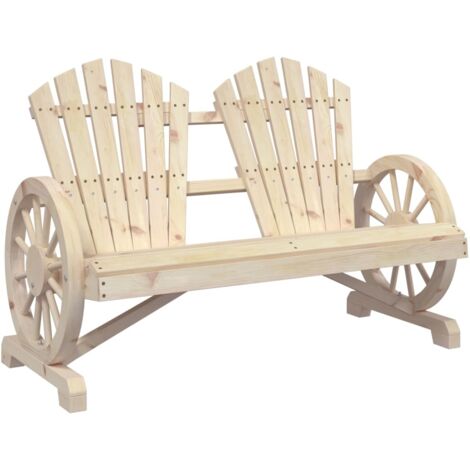 vidaXL Sedia da Giardino Adirondack 2 Posti in Legno Massello di Abete