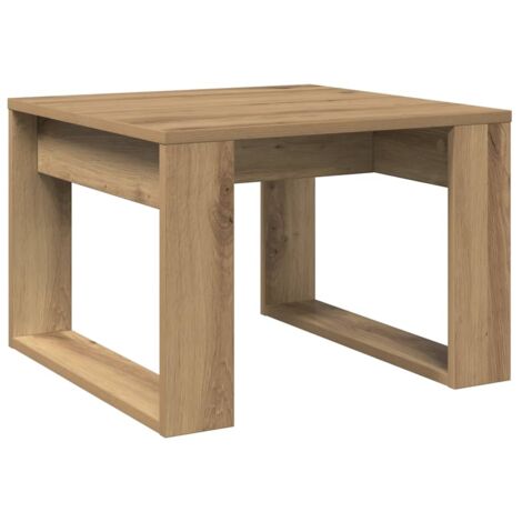 vidaXL Tavolino da Salotto Rovere Artigianale 50x50x35cm in Truciolato