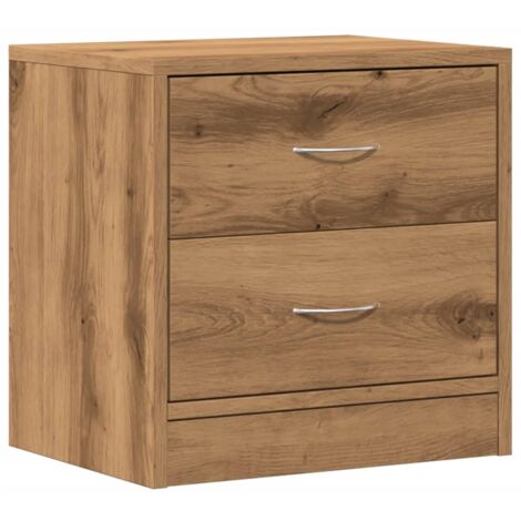 vidaXL Comodino Rovere Artigianale 40x30x40 cm in Legno Multistrato