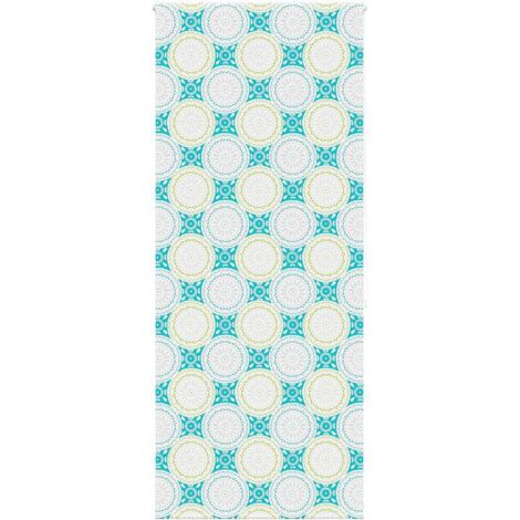 vidaXL Tenda a Rullo Doccia 110x240 cm Larghezza Tessuto 106 cm