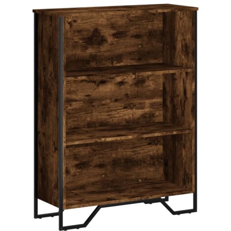 vidaXL Libreria Rovere Fumo 80x31x106 cm in Legno Multistrato