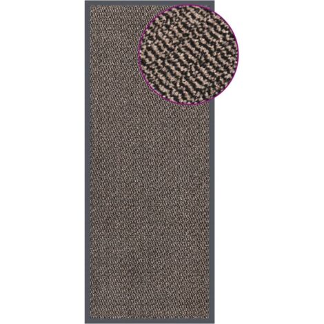 vidaXL Zerbino Trapuntato 60x150 cm Marrone Scuro