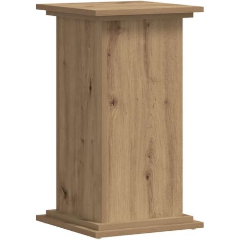 vidaXL Supporto per Piante Rovere Artigianale 33x33x60 cm