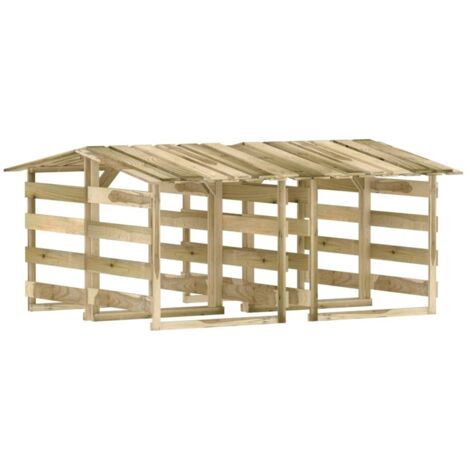 Furniture Limited - Pergole con Tetto 4 pz 100x90x100 cm Legno di