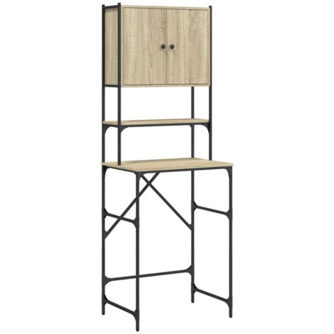vidaXL Mobile per Lavatrice Rovere Sonoma 68x48,5x194 cm