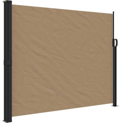vidaXL Tenda da Sole Laterale Retrattile Tortora 160x600 cm