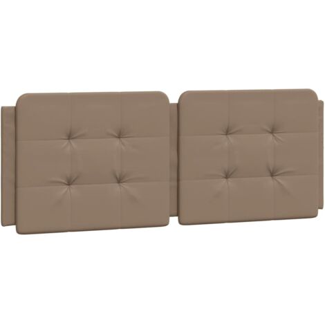vidaXL Cuscino Testiera Zadar Cappuccino 120 cm in Similpelle