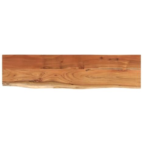 vidaXL Piano Tavolo 160x40x3,8 cm Rettangolare Legno Acacia Bordi Vivi