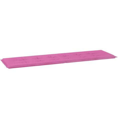 vidaXL Cuscino per Panchina da Giardino Rosa 180 x 50 x 4 cm