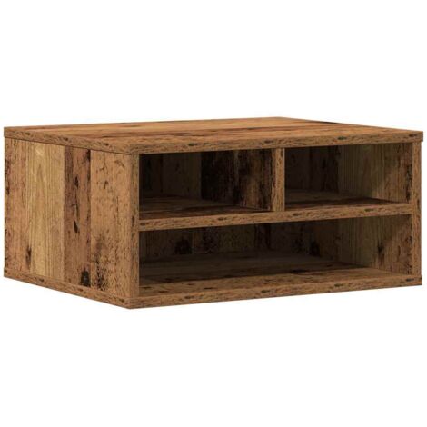vidaXL Supporto per Stampante Legno vecchio 49 x 40 x 22.5 cm