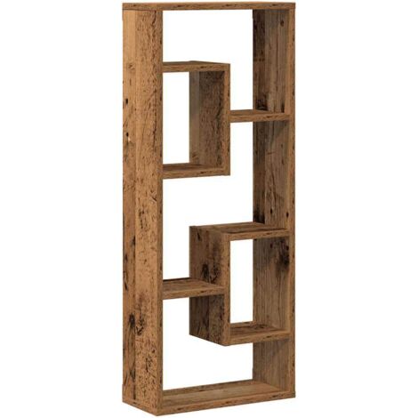 vidaXL Mensola da parete in legno antico 36x16x90 cm in legno ingegnerizzato