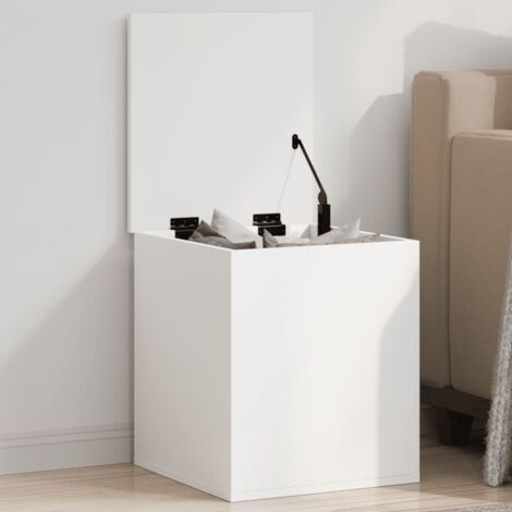 vidaXL Contenitore Portaoggetti Bianco 40x42x46 cm Legno Multistrato