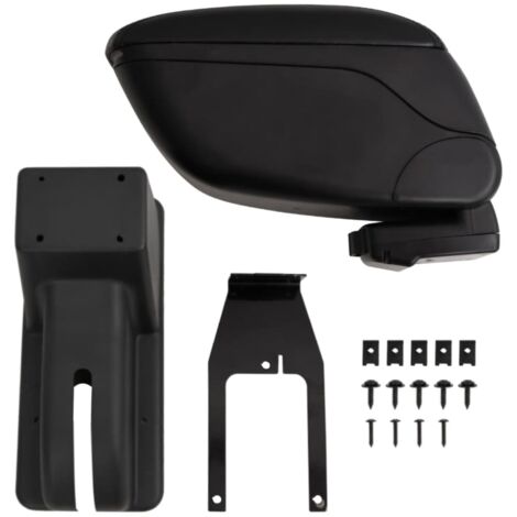 Bracciolo per Auto Nero 12x29x(32-46) cm in ABS vidaXL