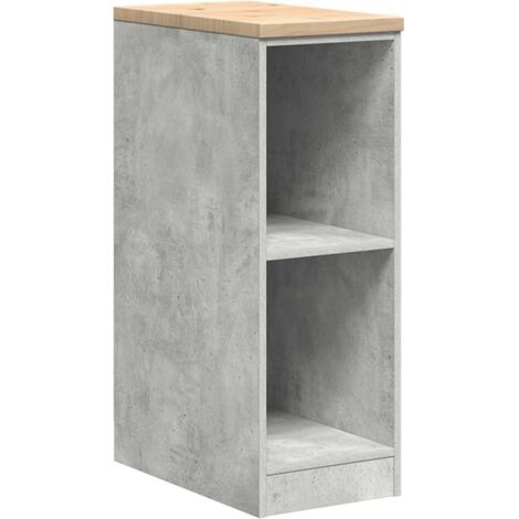 vidaXL Armadietto da Garage Grigio cemento 30x51x85 cm