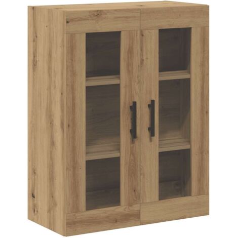 vidaXL Credenza Rovere Artigianale 69,5x34x90 cm in Legno Multistrato (1/5)