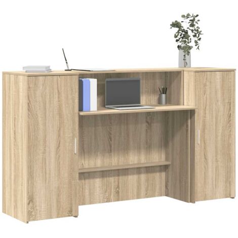 Banco Reception Rovere Sonoma 180x50x103,5 cm Legno Multistrato 814790