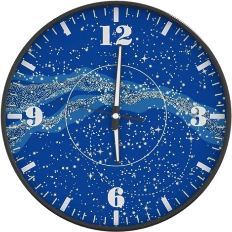 Orologio a Parete con Ore e Lancette Luminose Blu Ø30 cm vidaXL (1/5)