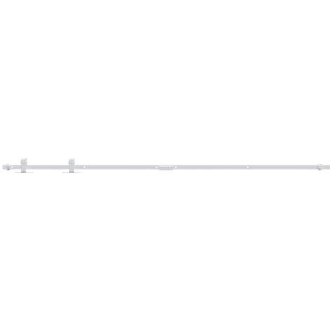 vidaXL Kit Mini Anta Scorrevole in Acciaio al Carbonio Bianco 183 cm